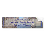 Family Reunion sticker-customize Bumper Stickers