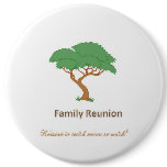 Family Reunion Tree - 6" Button