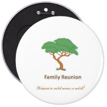 Family Reunion Tree - 6" Button