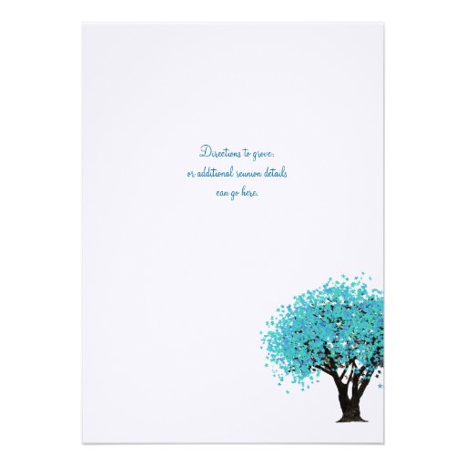 Family Reunion Tree Announcement