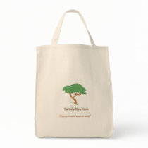 Family Reunion Tree - Grocery Tote bags