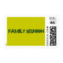 FAMILY REUNION TREE TEXT POSTAGE