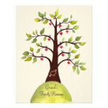 Family Reunion Watercolor Heart Tree Invite