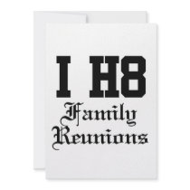 family reunions personalized announcements