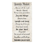 Family Rules Poster posters