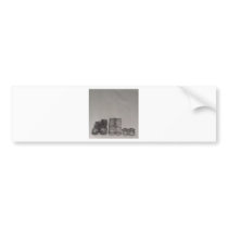 Family Shoe Portrait Bumper Stickers