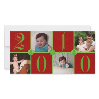 Family Show Off Xmas Holiday Photo Card photocard