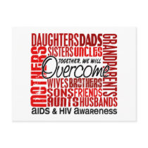 Family Square AIDS Postcards