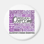 Family Square Alzheimer's Disease Refrigerator Magnets