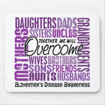 Family Square Alzheimer's Disease Mouse Pads