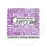 Family Square Alzheimer's Disease stickers