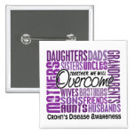 Family Square Crohn's Disease Pins