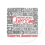 Family Square Diabetes stickers