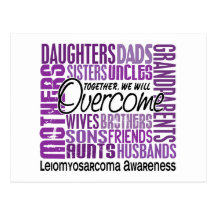 Family Square Leiomyosarcoma Post Card