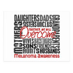 Family Square Melanoma Postcards