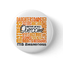 Family Square MS buttons by awarenessgifts Family Square MS buttons