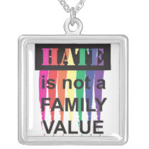 Family Square Necklace necklaces