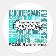 Family Square PCOS Sticker