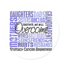 Family Square Stomach Cancer stickers