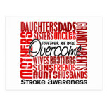 Family Square Stroke Post Card