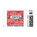 Family Square Stroke postage