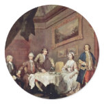 Family Strode Family Portrait By Hogarth, William stickers