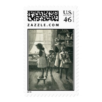 Family Time back in 1920's stamp by Victorian_Designs