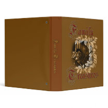 Family Treasures Cookbook (1 inch) binders by JoieGirl Family Treasures Cookbook (1 inch) binders