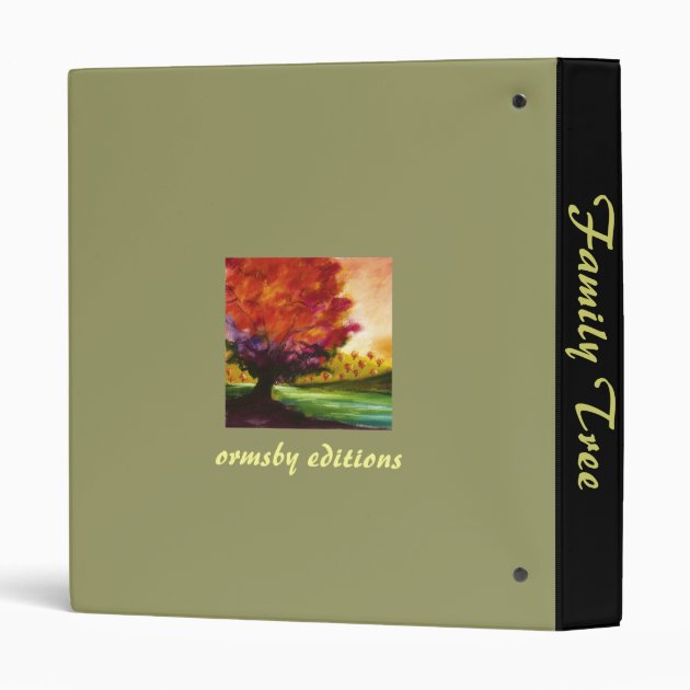 Family Tree Binder Zazzle