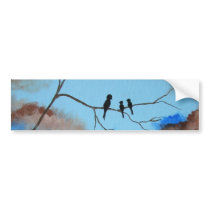 Family Tree From Original Painting bumper stickers