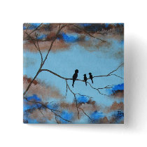 Family Tree From Original Painting buttons by Itayasdesigns Family Tree From Original Painting buttons