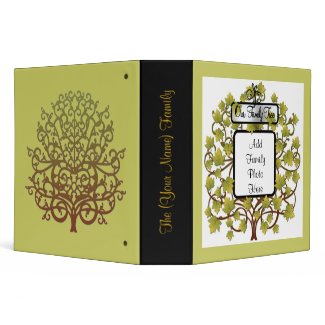 FAMILY TREE HEIRLOOM GENEALOGY PHOTO ALBUM binder