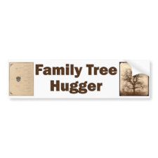 Family Tree Hugger bumpersticker
