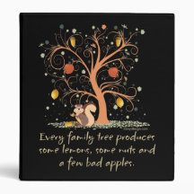 Family Tree Humor Binder