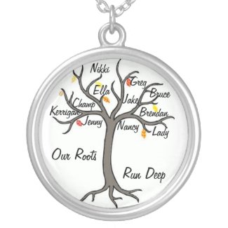 Family Tree Necklace Custom Up To 10 Members necklace