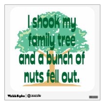 Family Tree - Nuts Fell Out Wall Graphics