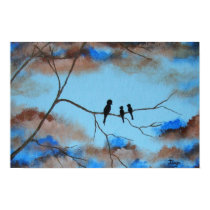 Family Tree Print Poster From Original Painting