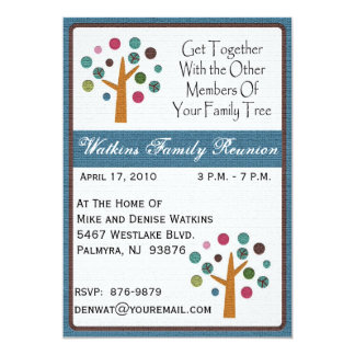 reunion invitation cards