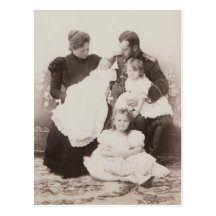 FAMILY TSAR NICOLAS & TSARINA Romanov Russia #297 Postcards