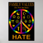 Family Values Poster on Blk2
