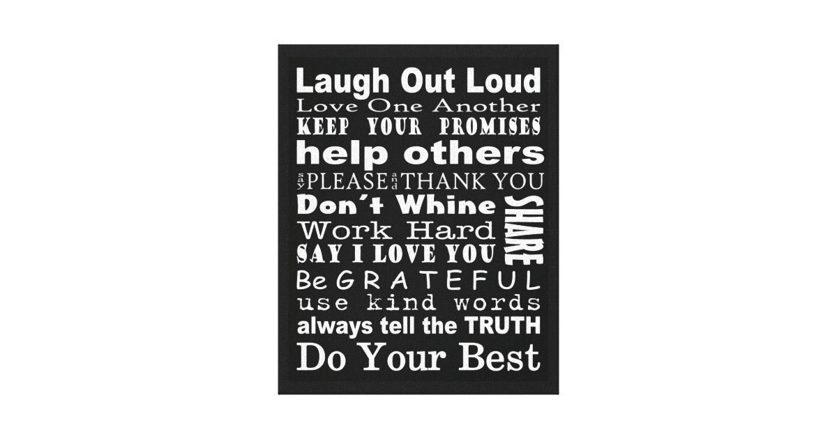 Family Values Wall Art Zazzle