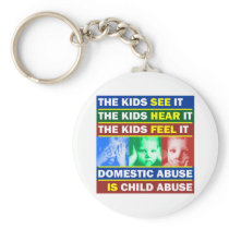 Family Violence Key Chain
