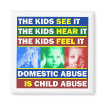 Family Violence Fridge Magnet