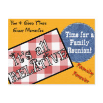 Famly Reunion Postcard by clarachandler Famly Reunion Postcard