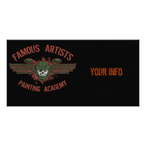 Famous Artists Paintball Photo Card