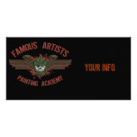 Famous Artists Paintball Photo Card