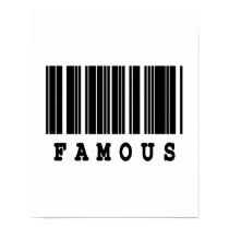 famous barcode design posters by doonidesigns famous barcode design posters