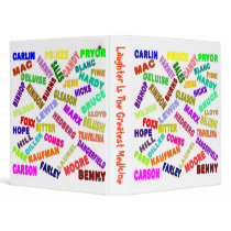 Famous Comedians Collage Binder