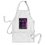 Famous DaVinci Man in Circle Drawing, colored! aprons