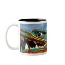 Famous Dragon at Haw Par Villa in Singapore Asia Coffee Mugs